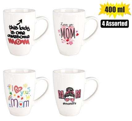 Mug occasions mom barrel 400ml assorted