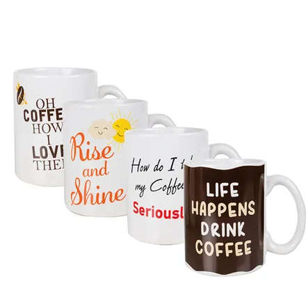 Mug novelty jumbo 700ml coffee assorted