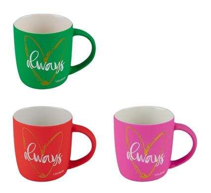 Mug occasions love always heart 300ml