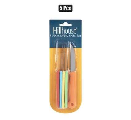 Knife-set 5 Piece utility colours hillhouse