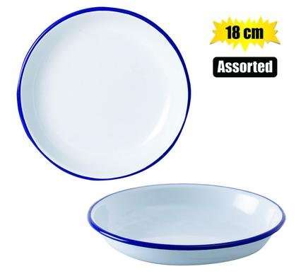 Plate enamel 18cm pasta