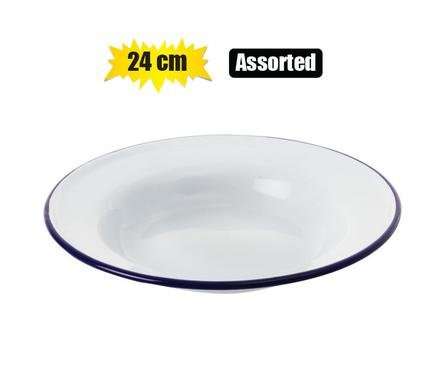 PLATE ENAMEL 24cm SOUP