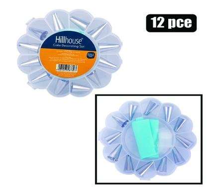 Icing-set piping bag 12 Piece nozzle ss
