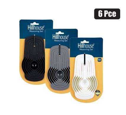 Measuring-set plastic 6 Piece stackable