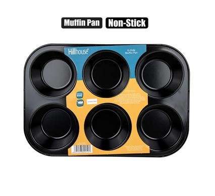 Bakeware non-stick muffin pan 6-hole