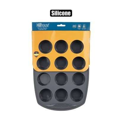 Bakeware silicone cup-cake pan 12-hole x