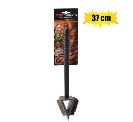 Braai Grid / Brush Cleaner/Wire Brush/  Nylon/3 in one. 37cm