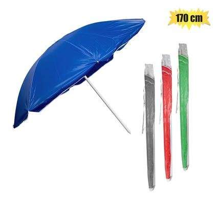 UMBRELLA-BEACH 170cm DIAM THICK RIB