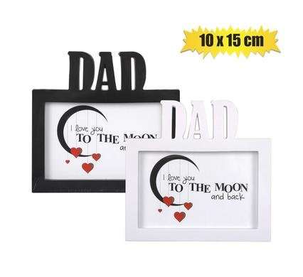 Picture-frame plastic dad assorted 10x15cm