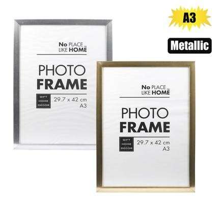 Picture-frame plastic metallic a3 cert assorted
