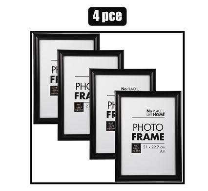 Picture-frame certificate plastic set 4 Piece