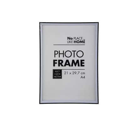 Picture-frame cert plastic thick w/clr edge