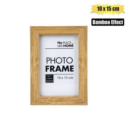 PICTURE FRAME MDF BAMBOO EFFECT 10x15cm
