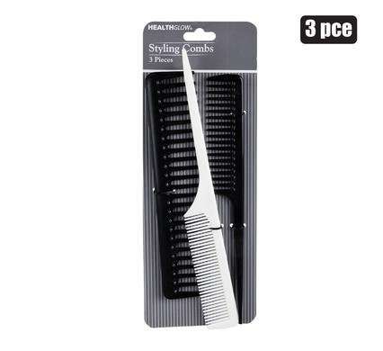 Hair comb plastic 3 Piece styling