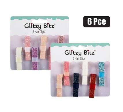 Hair clips fashion pins assorted 6 Piece