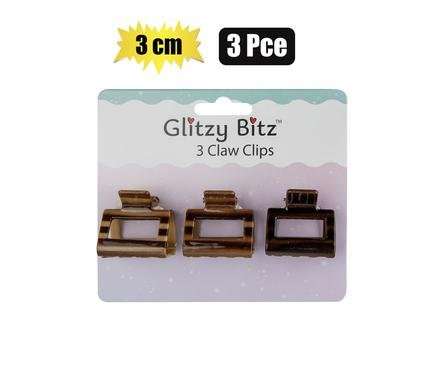 Hair claw clips 3cm 3 Piece