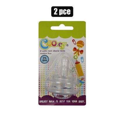 Cooey bottle teats 2 Piece wide-neck