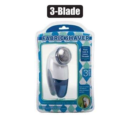 Lint remover battery operated large 3-blade