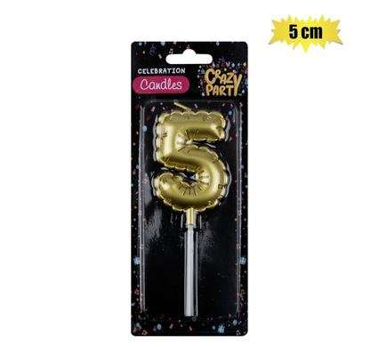 Birthday Candl, Balloon Number, 5