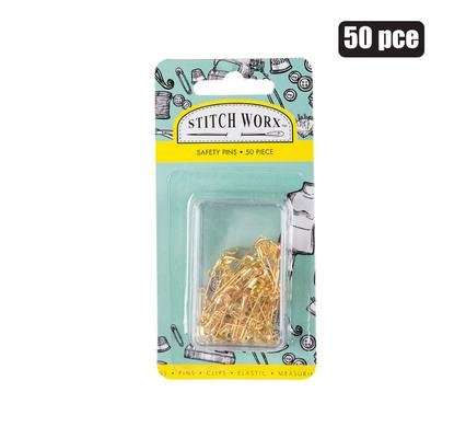 Haberdashery safety pins 50 Piece small