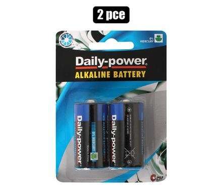 Batteries alkaline size:c / lr14 2 Piece