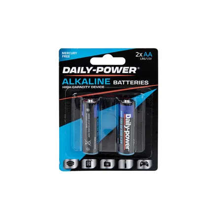 BATTERIES ALKALINE SIZE:AA / LR6 2PCE