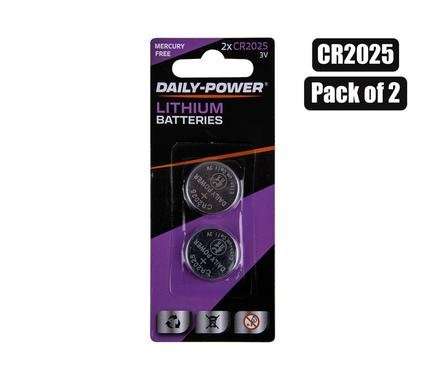 Batteries lithium cr-2025(3v) / l12-2 Piece