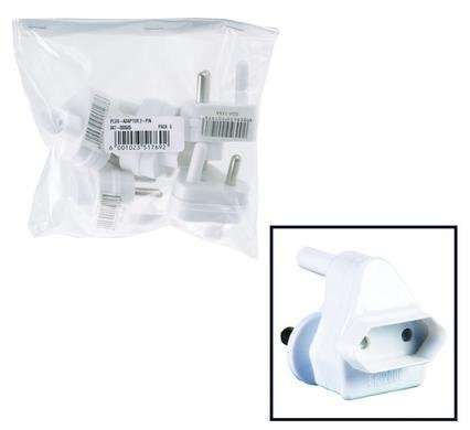 PLUG-ADAPTOR 2PIN EUROMATE          BULK