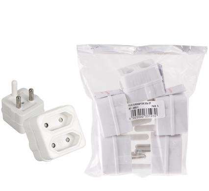 Plug eurodaptor 2x5a 2pin bulk