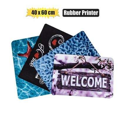Printed Doormat 40 X 60cm Rubber
