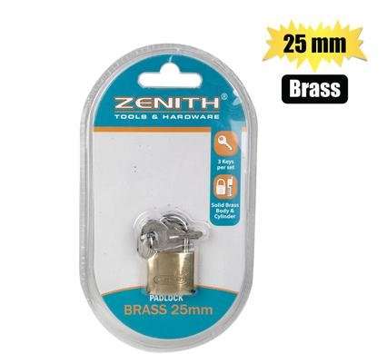 Padlock Brass, 25mm