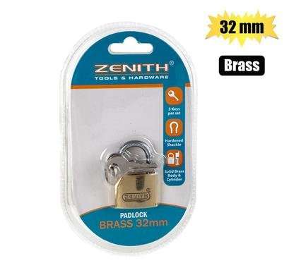 Padlock Brass, 32mm