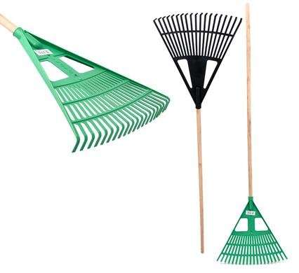 Rake flexi plastic complete w/handle