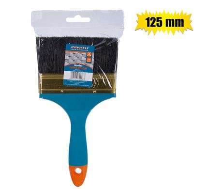 Paint-brush wooden-handle 125mm pvc-bag