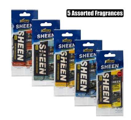 Car air freshener shield sheen assorted