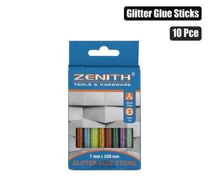 Glue-sticks glitter 7x100mm 10 Piece zenith