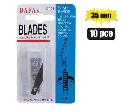 KNIFE HOBBY BLADES 35mm PK-10    BLISTER