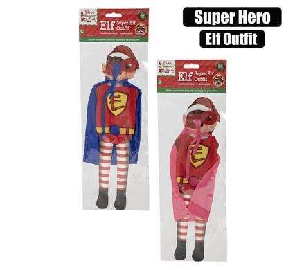 XMAS ELF OUTFIT SUPERHERO
