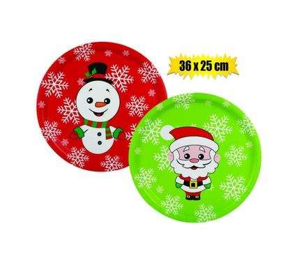 XMAS TABLE DECOR TRAYS ASSORTED 36x25cm