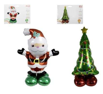 Xmas balloon giant santa air filled 1.1m