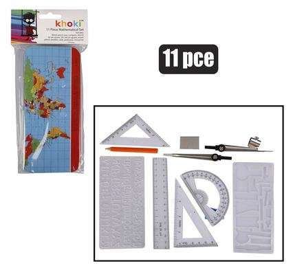 STATIONERY MATHEMATICAL SET 11 Piece