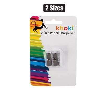 PENCIL SHARPNER METAL DOUBLE