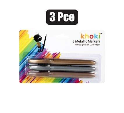 MARKER METALLIC 3 Piece GOLD/SILVER/BRONZE
