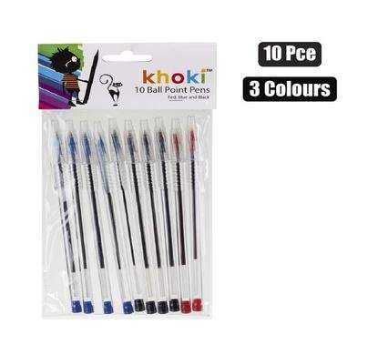 PEN STICKBALL 10 Piece ASSORTED INK