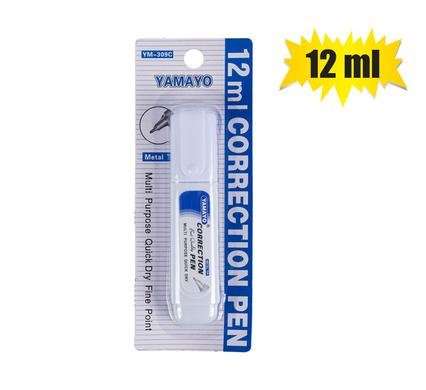 CORRECTION FLUID PEN YAMAYO METAL TIP 12ml