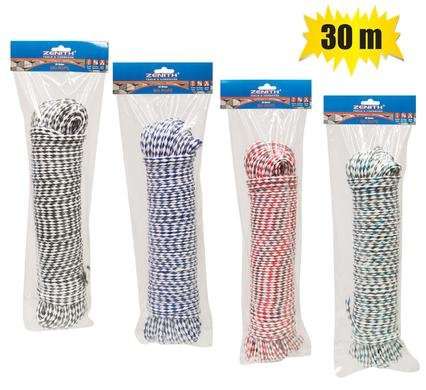 Ski-rope 10mm x 30m hank 2-color