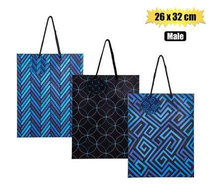 Gift-bag paper lrg 26x32cm every male