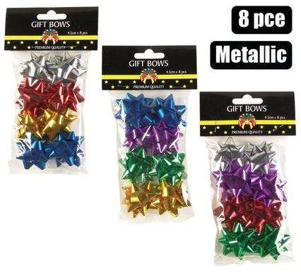 Metallic Gift Bows