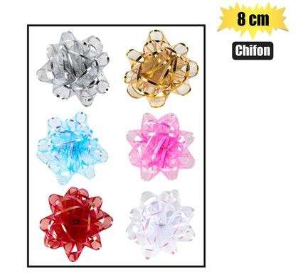 Chifon Finish Bow 8cm