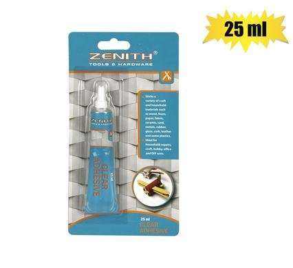 Zenith Clear Glue 25ml Tube
